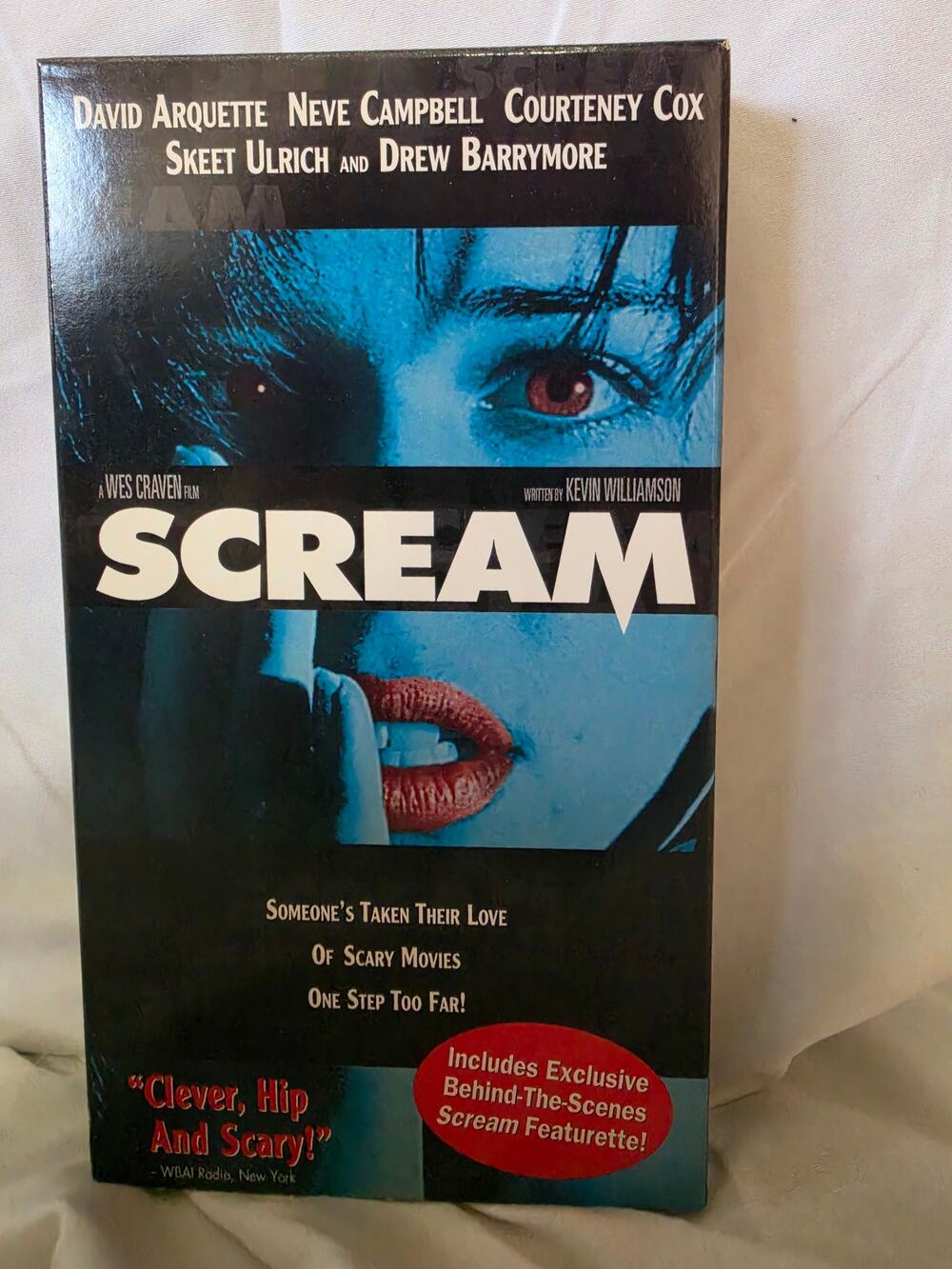 Vintage Scream VHS Tape (1996) Original Cover Art - Classic Horror